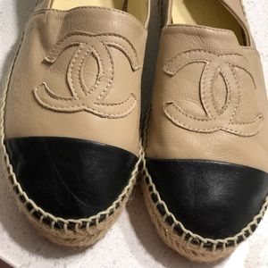 Chanel double soles espadrilles